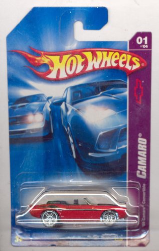 Hot Wheels 1:64 '69 Camaro Convertible Rojo