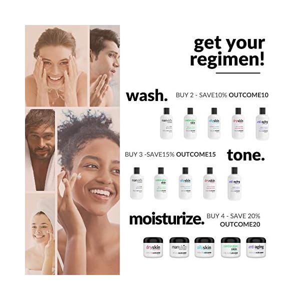 natural outcome Oily Skin Cleanser | Oil Control Daily Face Wash | Pore Hydrating Non-Greasy Cleansing Gel with Purifying Citrus Extracts for Oily Skin Types | Sulfate & Cruelty Free | 8 oz