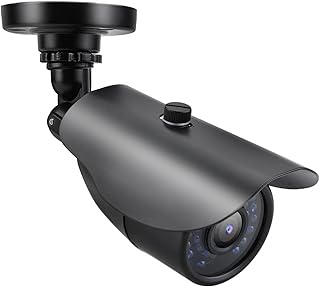 câmera de proteção doméstica, câmera de segurança à prova d'água ao ar livre câmera à prova d'água ir infravermelho longa distância noturna grande angular ip66 à prova de chuva para escola (formato 5mp pal)