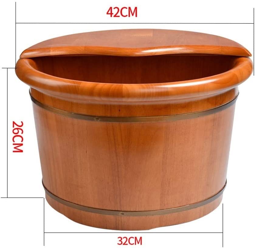 Bañera de madera para pies 26cm de alto miniatura 2
