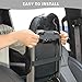 Jimen Center Console Cover Compatible with Chevy Silverado/GMC Sierra 2019-2023, PU Leather Armrest Pad for Chevy Suburban 2020-2023, for Chevy Tahoe/GMC Yukon 2021-2023 (Black)