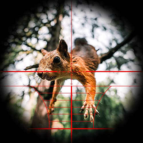 Paike 3-9x32 Hunting Rifle Scope Red/Green Dot Illuminated Sight Optics Tactical Sniper Scopes w/22mm - Image 6