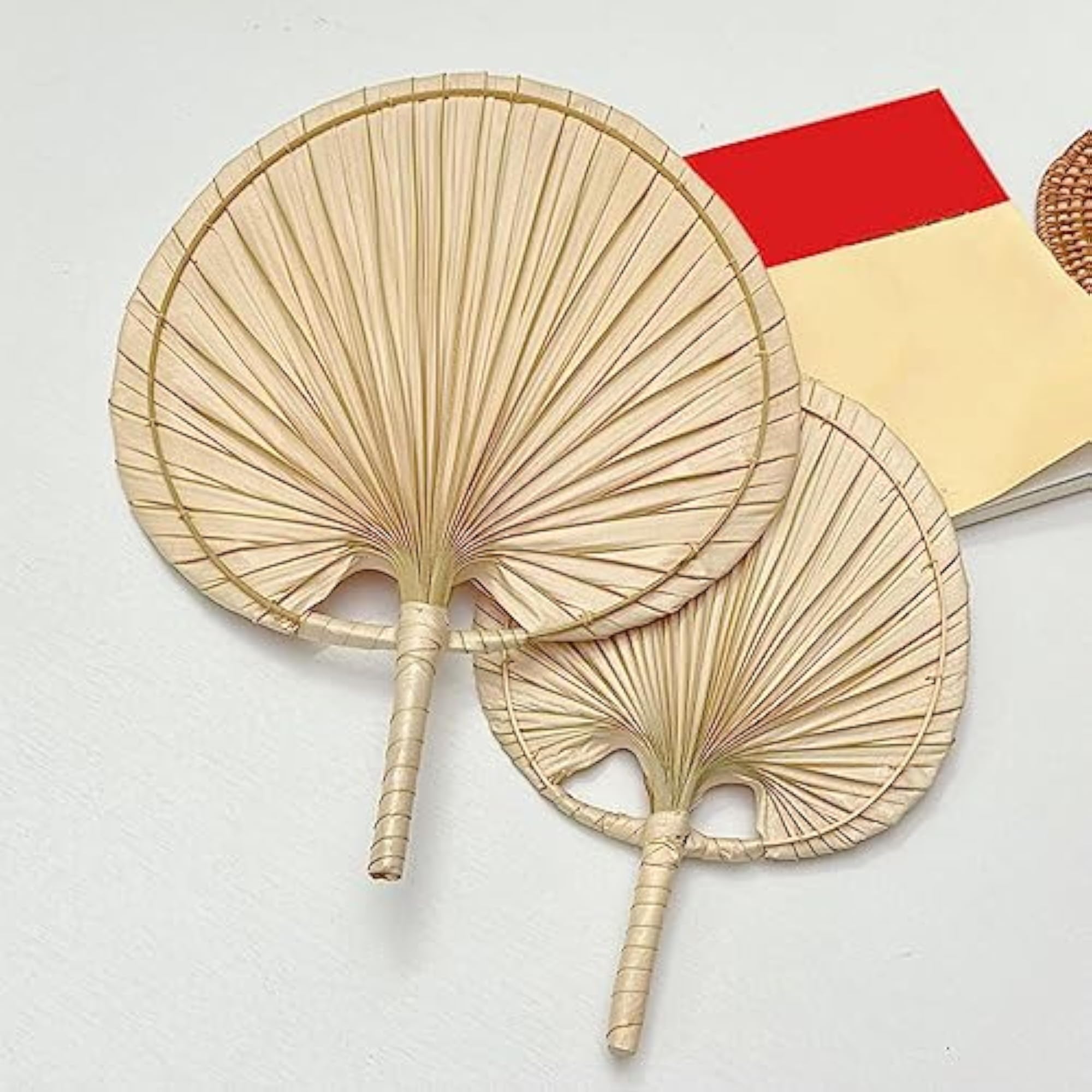 Hand Woven Boho Handmade Fan for Summer Weddings