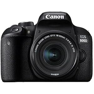 Canon EOS 800D Digital SLR with 18-55 is STM Lens Black International Model