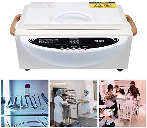 Sterilizzatore per Unghie Detergente per Autoclave per manicure ad alta temperatura Strumento per pedicure Forbici Asciugamano Disinfezione Gabinetto Spa Attrezzature per salone di bellezza per cape