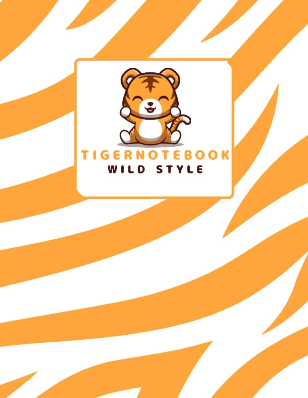 Independently published TIGER NOTEBOOK WILD STYLE: QUADERNO A RIGHE FORMATO A4 PER SCUOLE ELEMENTARI E MEDIE