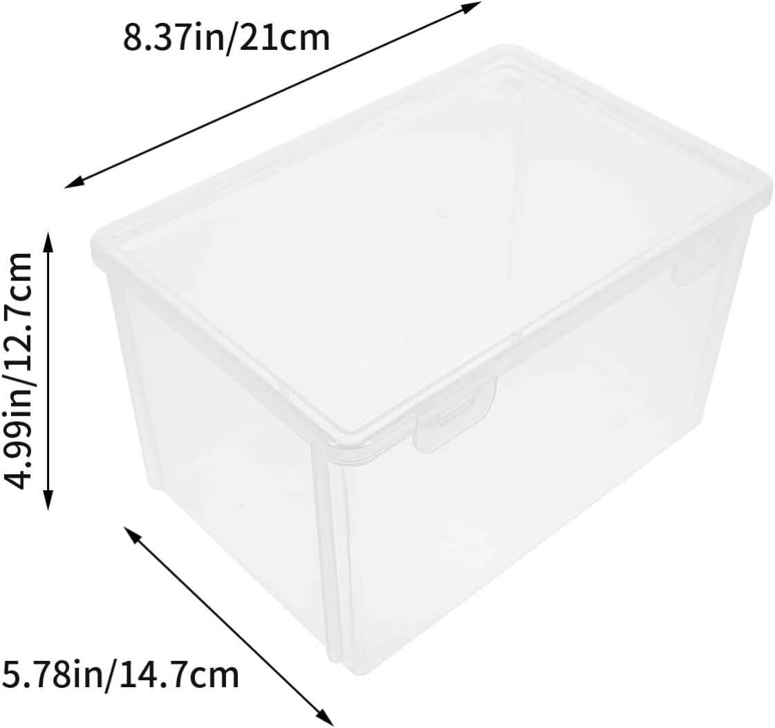 DOITOOL Bread Box Loaf Cakes Storage Container Clear Bread Keeper Airtight Loaf Bread Saver Refrigerator Organizer Food Storage Bins with Lid for Fridge Cabinet Countertop Pantry