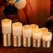 qinxiang Flameless Candles Flickering LED Candles Set of 7 (D:3