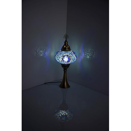 Stained Glass Tiffany Night Lamp: A Majestic Heart of the Ocean