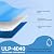 ULP 4040 Reverse Osmosis Membrane, ULP-4040 RO Membrane for Brackish Water Treatment, Desalination, Commercial, Industrial, Agricultural, Reverse Osmosis Replacement Filters 4" X 40"