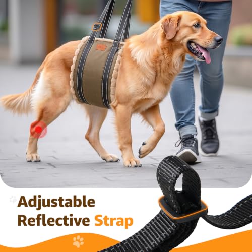 Image of Adjustable Dog Sling for Extra Large Dogs Mobility Aid for Weak Rear Legs