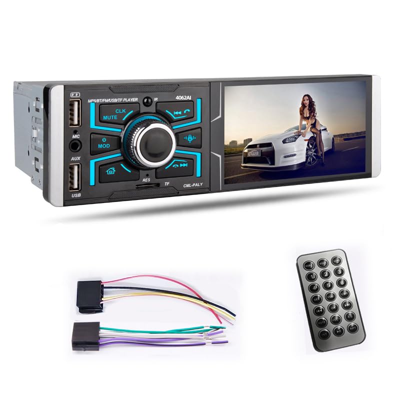Radio para carro con pantalla táctil 4.1 pulgadas Eaglerich miniatura 1