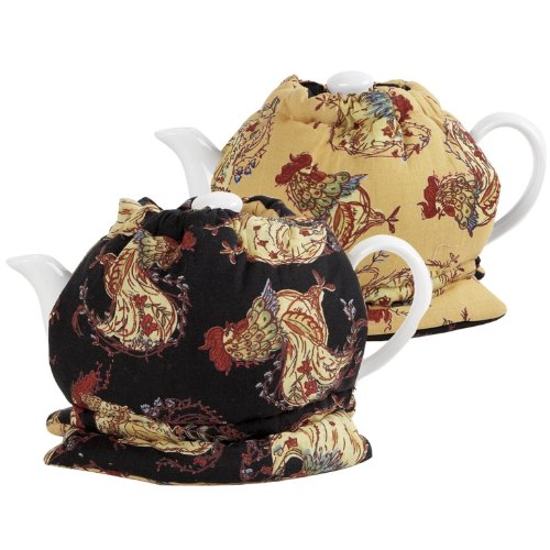 April Cornell Coq Monsieur Tea Cozy, Black