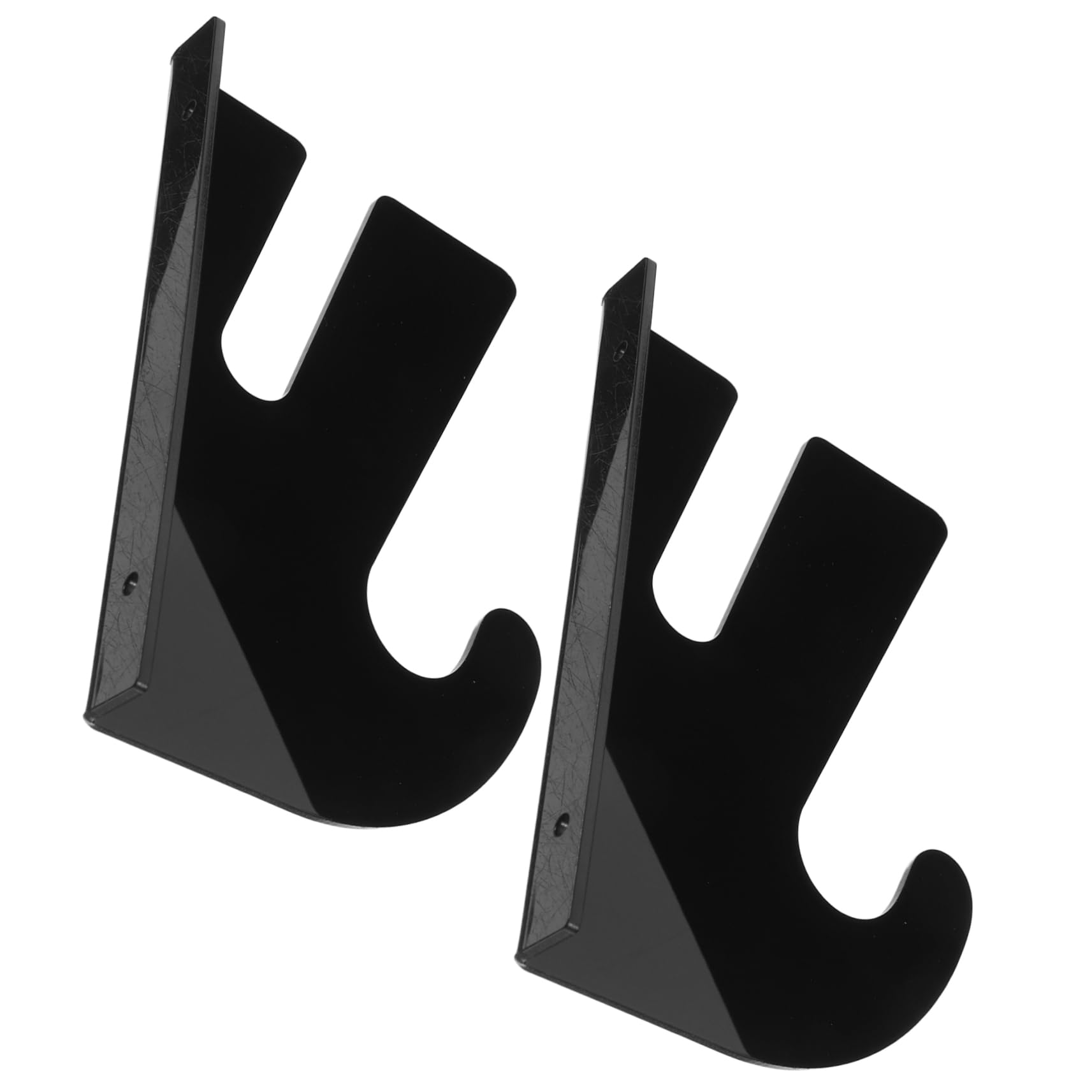 PartyKindom Skateboard Wall Mount Display Rack Sturdy Acrylic Construction Snowboard Hanger Hook Sleek Design for Living Room