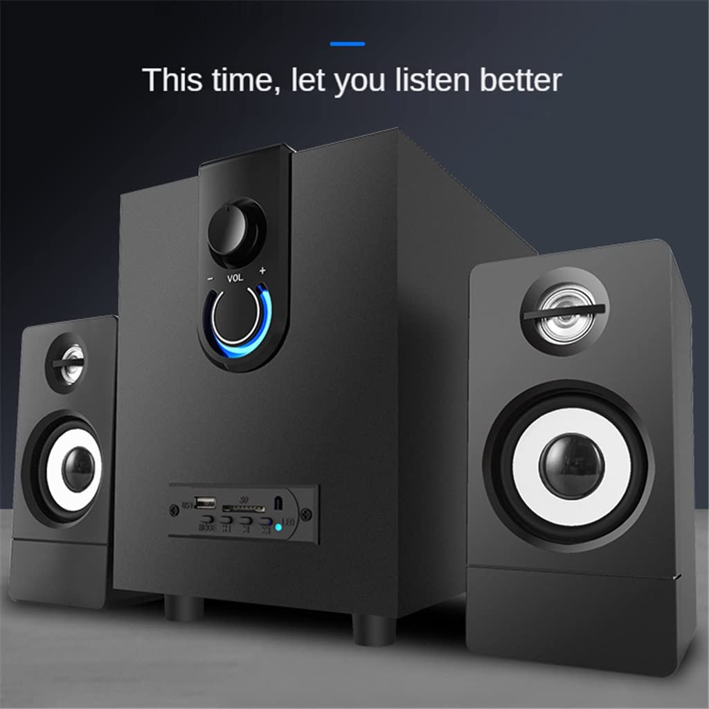 2.1 Altoparlanti multimediali in legno attivo altoparlanti for computer subwoofer for desktop Pc Accessori Ufficio domestico
