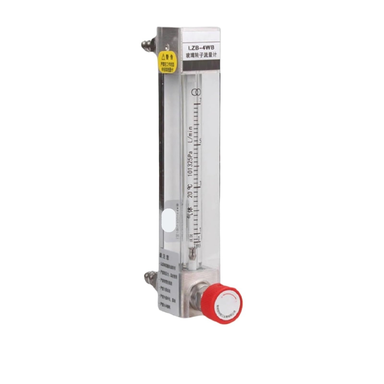 Medidor de flujo rotámetro de tubo de vidrio LZB-4WB, medidor de flujo de área Variable for aire, agua, oxígeno, nitrógeno, Gas líquido(0.3-3L-min)