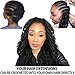 FASHION IDOL Nu Faux Locs Crochet Hair 18 Inch Natural Wavy Soft Locs Crochet Hair 6 Bundles Crochet Dreadlocks Extensions for Black Women NATURAL BLACK (1B)