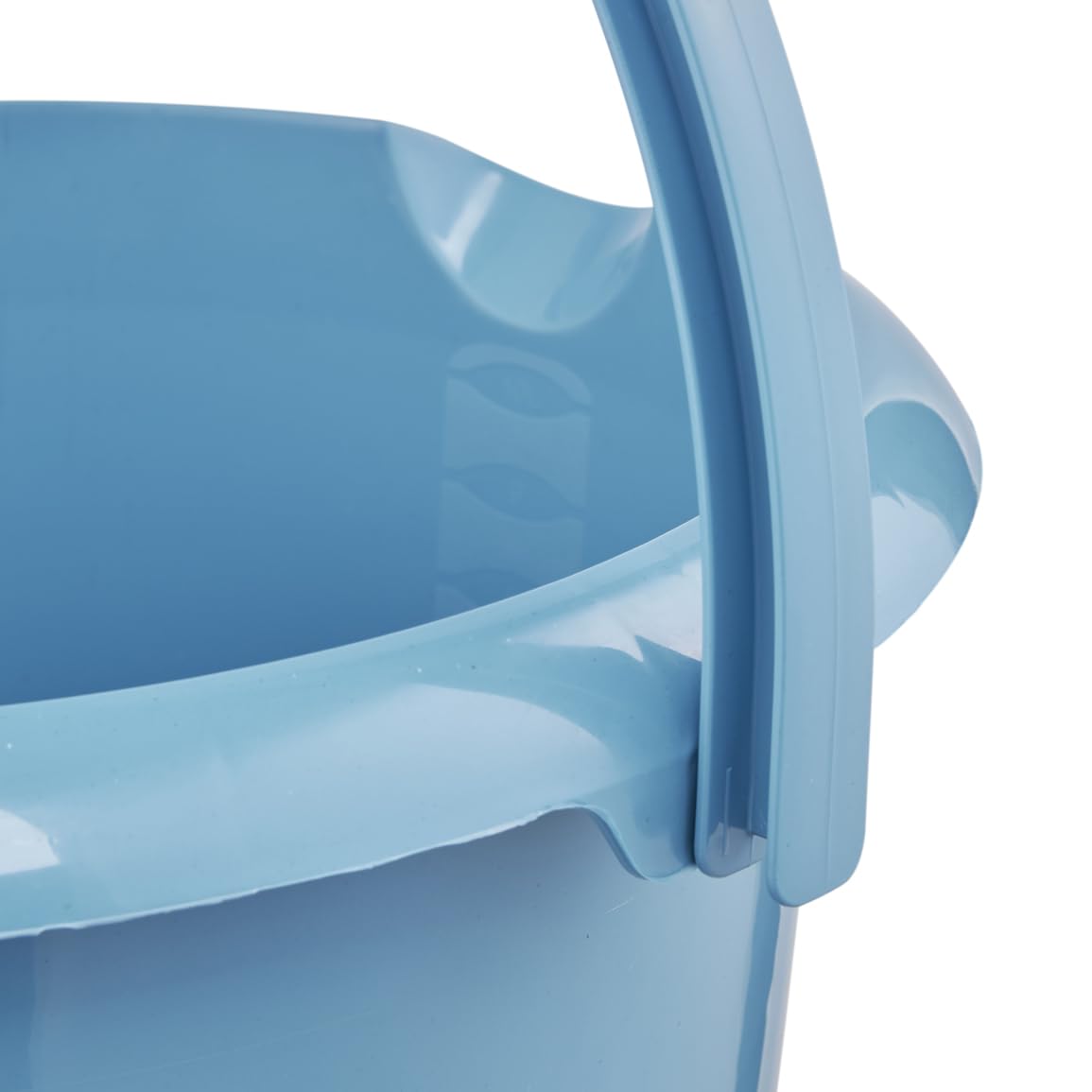 keeeper Wiadro z dzióbkiem, zintegrowana skala pomiarowa i ergonomiczny uchwyt, 10 l, Mika Eco Line, niebieskie (Eco Sky Blue)