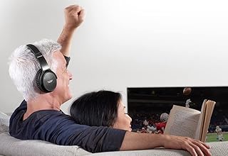 Sharper Image TV Wireless Headphones - Silver