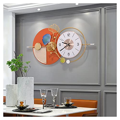 Grande horloge murale silencieuse avec mécanisme muet de haute précision pour chambre