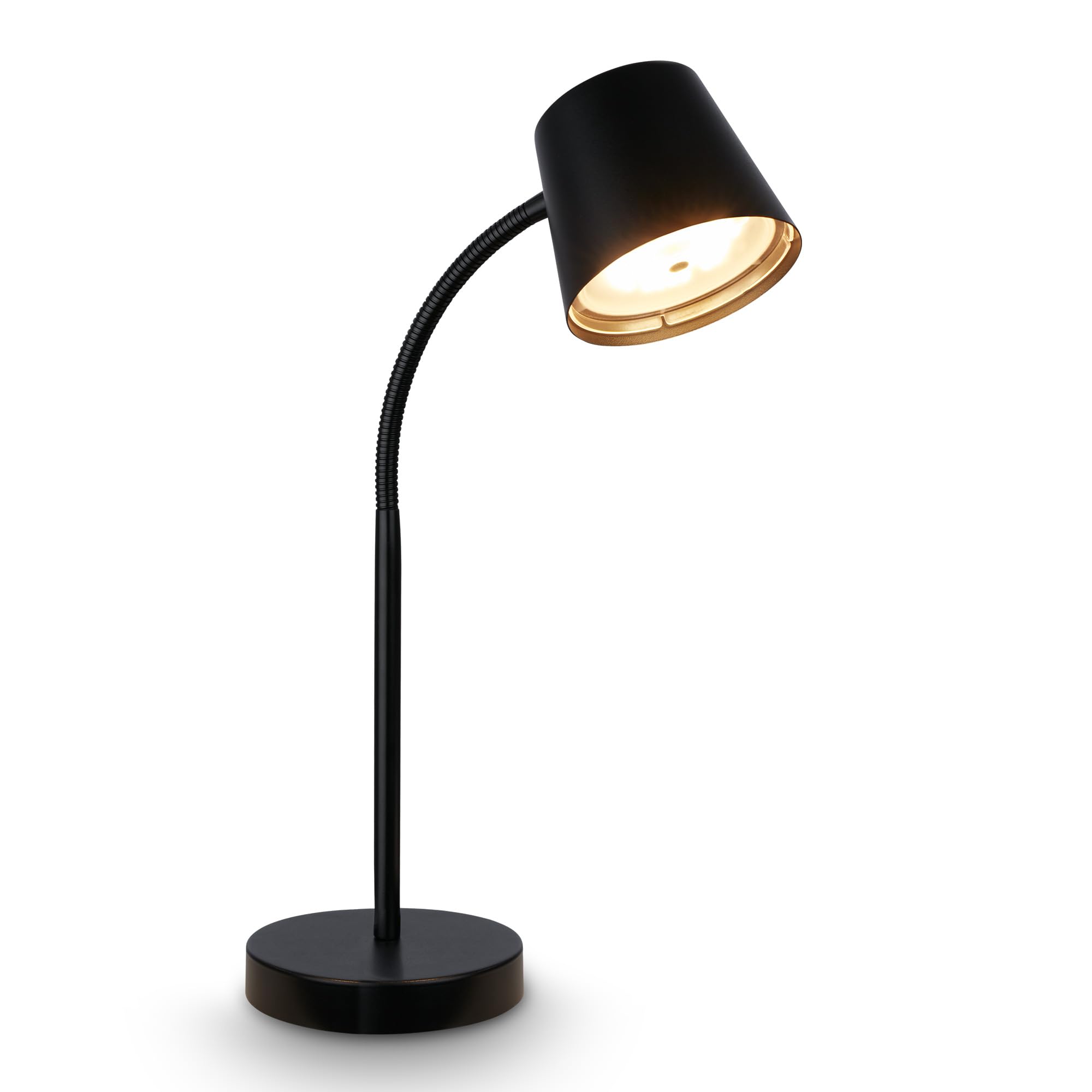 Briloner - Lampada da tavolo a LED senza fili con touch, orientabile, ruotabile, sostituibile con batteria e sorgente luminosa, lampada da comodino, lampada da lettura, lampada da scrivania, lampada