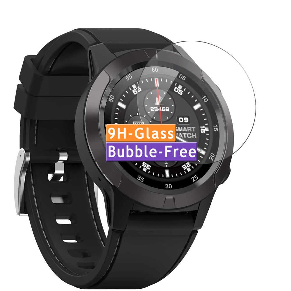 Vaxson3-Pack Tempered Glass Screen Protector, compatible with Viovy M4A Smartwatch smart watch, 9H Protective Guard Film Protectors New