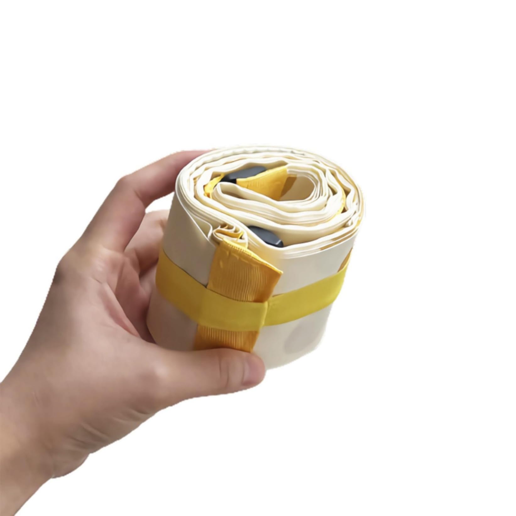 Meoliny Foldable Shopping Bag,Compact and Durable Outdoor Storage Bag.(Yellow dot).