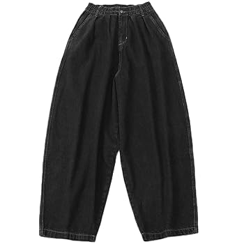 パンツ NOREMID RIGHT SUPPER BAGGY DENIM BLACK sp.0009bSS25-black selvedge baggy jean. Plainsong 2025