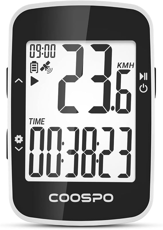 BC26 Cycling Computer for Road Bikes, Wireless GPS Bike Computer for Entry Level Rider, GPS Bicycle Speedometer Odometer Wireless Cycling Computer with Automatic Backlight