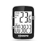 COOSPO BC26 Bike Speedmeter GPS, Wireless Bike Computer for Entry Level Rider, Bicycle Speedometer Odometer Wireless Cycling Computer with Automatic Backlight