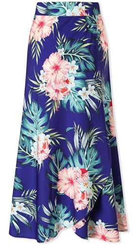Image of Cromoncent Matching Hawaiian Outfits for Family, Dad and Son Matching Luau Beach Tropical Shirts Mommy Daughter Tropical Sets