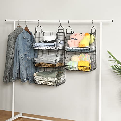 5-Tier-Closet-Hanging-Organizer-Clothes-Hanging-Shelves-with-4-Hanging-Hooks-5-S-Hooks-Wire-Storage-Basket-Bins-for-Clothing-Sweaters-Shoes-Handbags-Clutches-Accessories-Patent-Design