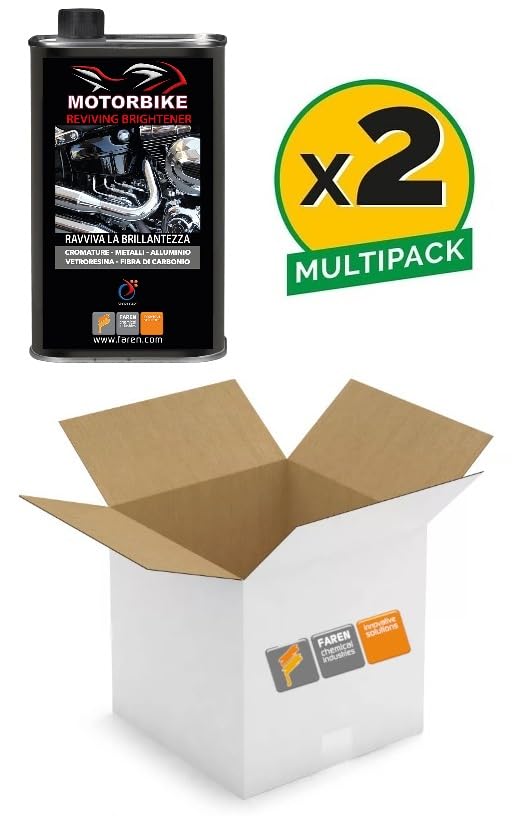 Faren Reviving Brightener Per Moto - Lucidante Cromature E Plastiche, Made In Italy, 500ml - Foto 3