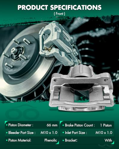 Image of SCITOO Front Rear Brake Calipers With Bracket 18B5081 18B5080 18B5045 18B5044 Fit For Chrysler Town & Country 08-12 For Dodge Grand Caravan 08-16 For Ram C /V 12 For Volkswagen For Routan 09-12