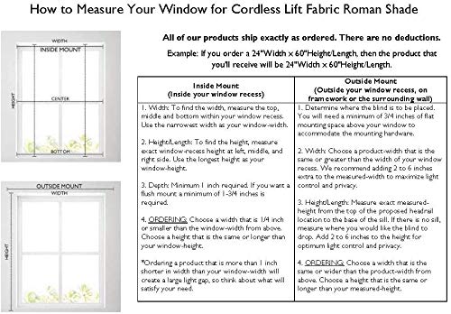 image for Calyx Interiors Graphite Cordless Room Darkening Fabric Roman Shades -