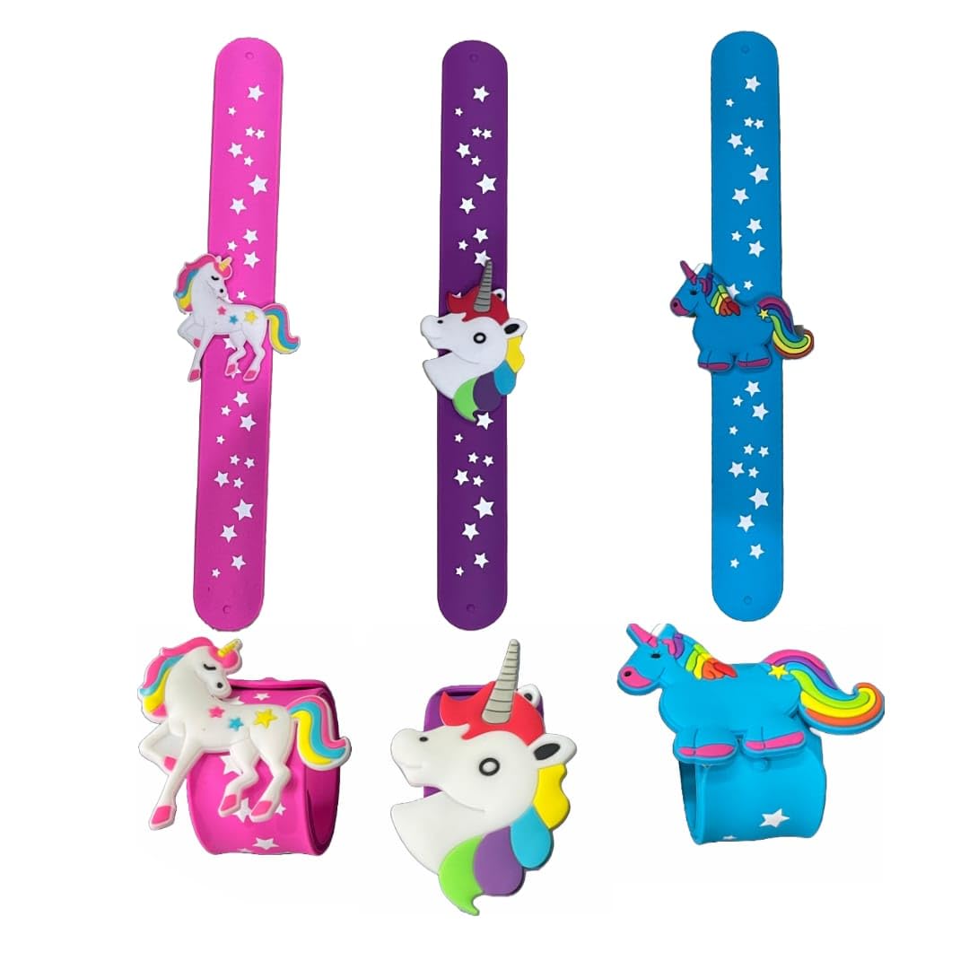 FETE PROPZ Return Gifts For Girls Slap Bracelet For Kids, Wrist Band For Kids Unicarn Slap Band Hand Bracelet For Girls(Unicarn Pack of 3) (B0CZHXF15K) Amazon Price History, Amazon Price Tracker
