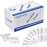 Pichidr-JP アルコール綿 除菌 ウェットティッシュ 消毒用アルコール 消毒綿 個包装...