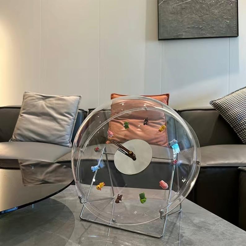 Miniatura 5 de Reloj de pared  Reloj estereoscópico  Adorno de habitación  Reloj de pared moderno  Decoración del hogar