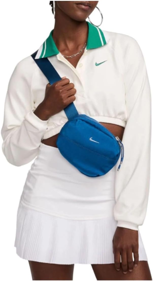 Nike Unisex Aura Crossbody Bag 2L (Court Blue/Silver) - Image 2