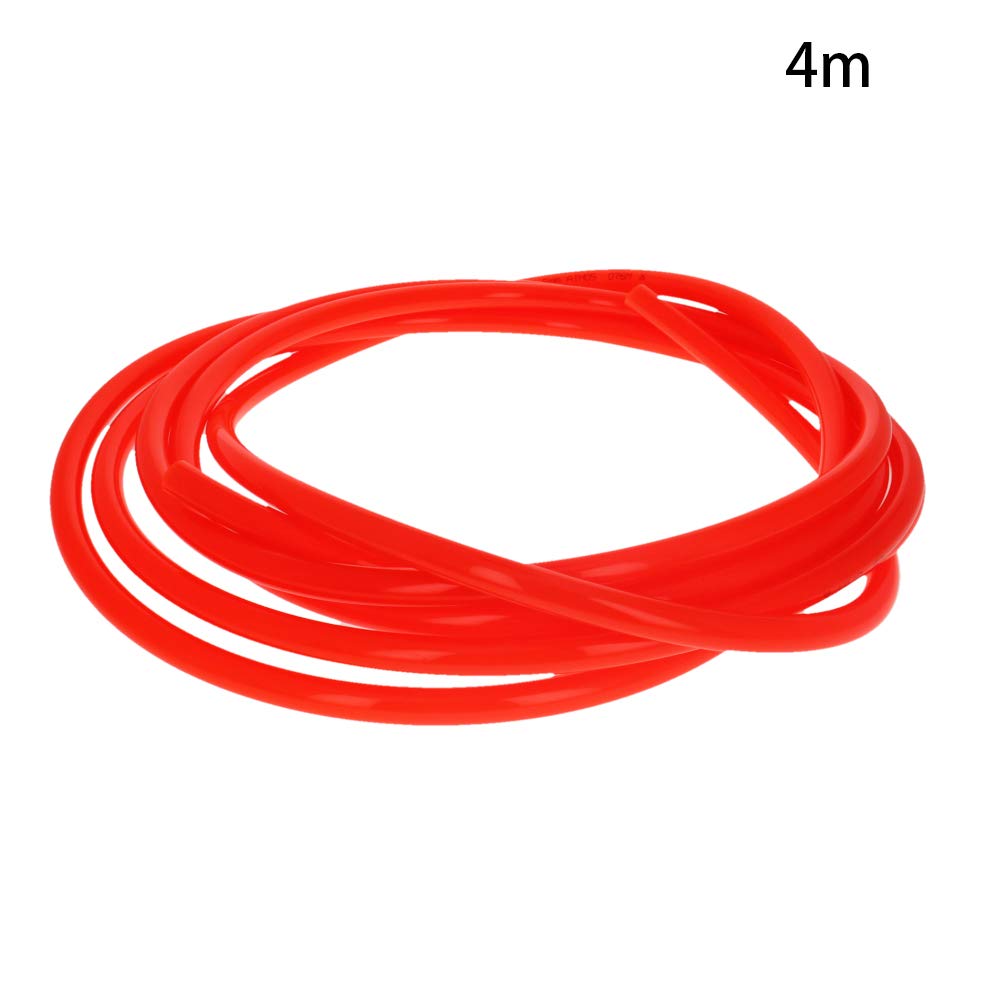 Othmro Lot De 4 Tubes Souples En Plastique En PU, Transparent, ID 6.5