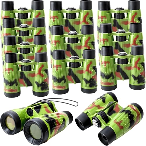 Binoculares infantiles camuflaje compactos pack de 12 miniatura 1
