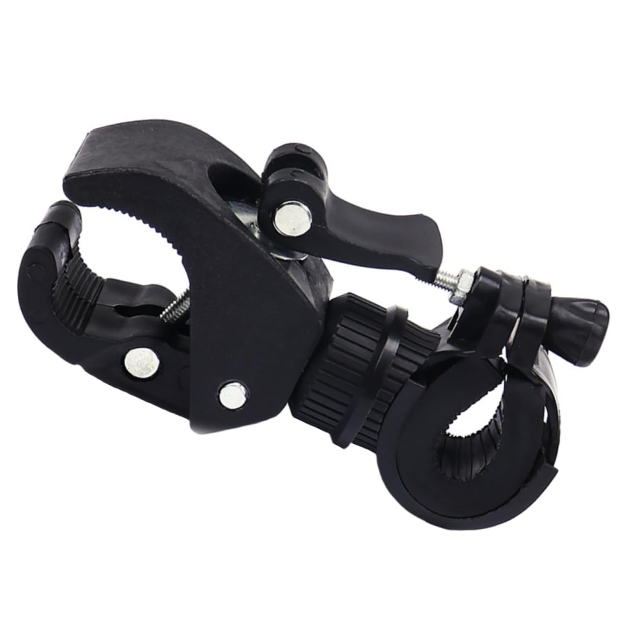 ifundom 3pcs Rotatable Bike Flashlight Holder Sturdy Storage Rack for Torch Easy to Install Light Bracket for Cycling Accessories Compatible with Mountain Bikes and More