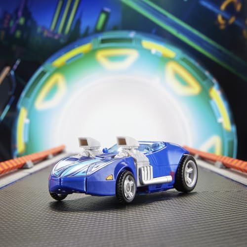 Transformers Collaborative Hot Wheels x Twin Mill, Deluxe Class 5-Inch Robot Action Figure Converts to Racecar, Car Toys for Ages 8+ - image 9