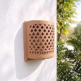 Terre cuite Tunisienne : fabriquée avec la meilleure terre cuite, chaque applique est unique.