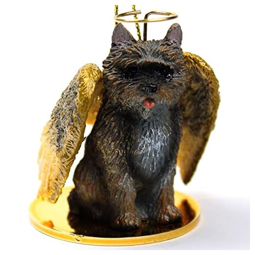 Brindle Cairn Terrier Dog Figurine