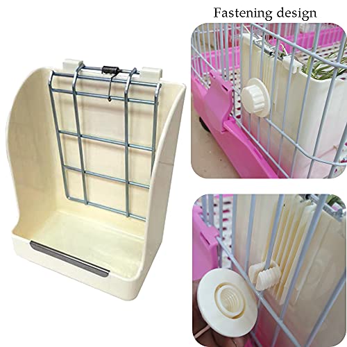 mohito Hooiruf voor konijnen, hooiruif, cavia's, haas, hooifeer, hooiruf, hamstervoer, draagbare hooiruf, voederkribbe, houdt schoon, voor konijnen, cavia's, chinchillahamsters - Image 4