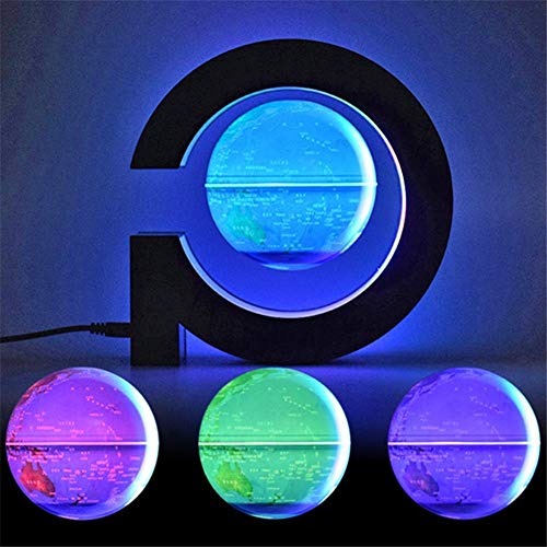 SILOLA Globo de Mapa Mundial Flotante de levitación magnética con Base  Bola