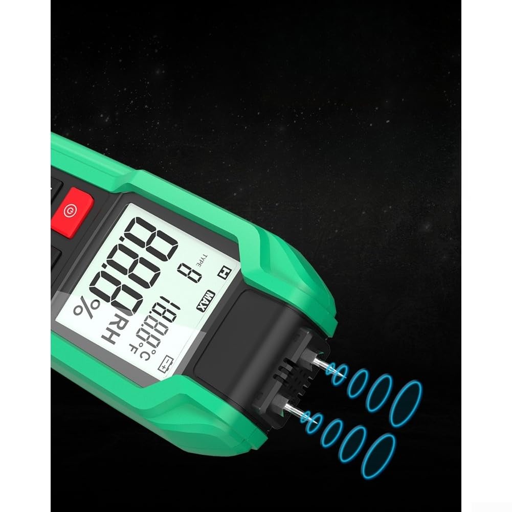 Detector de humedad tipo pin para 126 tipos de madera