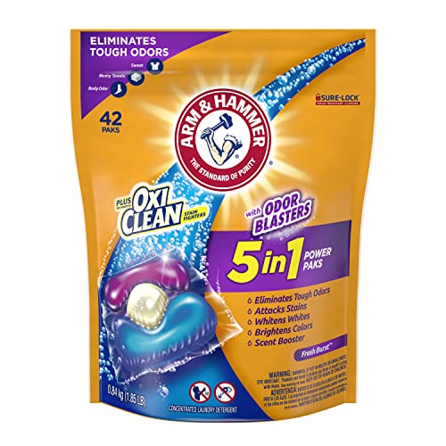 Arm & Hammer Plus OxiClean With Odor Blasters Laundry Detergent 5IN1