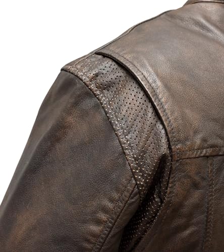 First Mfg Co - Rocky - Men's Motorcycle Biker Riding Leather Jacket3